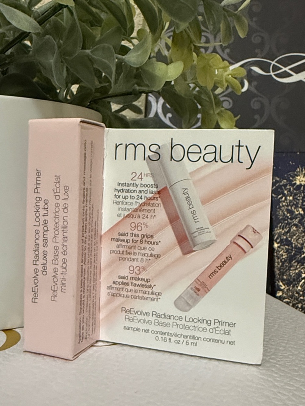RMS Beauty ReEvolve Radiance Locking Primer - Pink and White